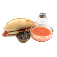 barrita tomate jamon pasteleria el riojano Desayuno